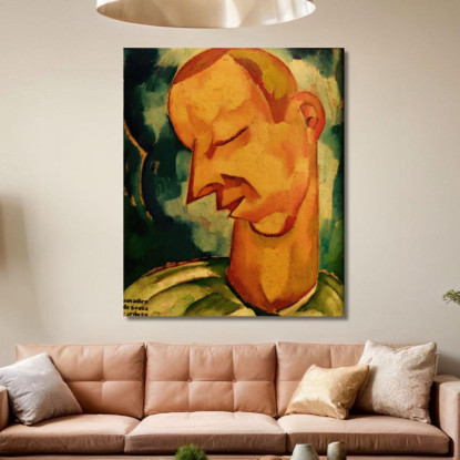 Il Povero Sciocco Amadeo de Souza-Cardoso asc26 quadro stampato su tela