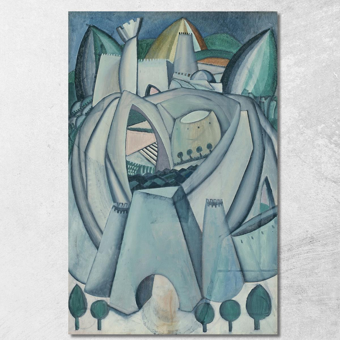 La Roccaforte Amadeo de Souza-Cardoso asc27 quadro stampato su tela