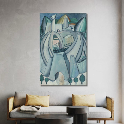 La Roccaforte Amadeo de Souza-Cardoso asc27 quadro stampato su tela