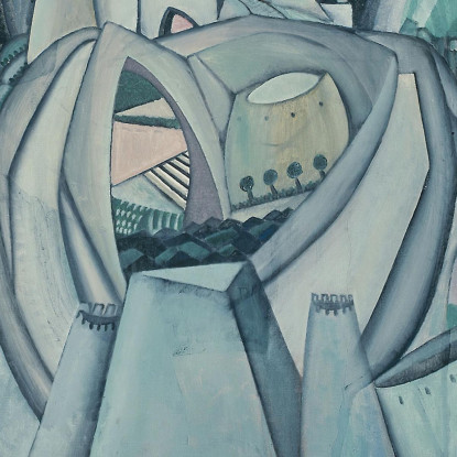 La Roccaforte Amadeo de Souza-Cardoso asc27 quadro stampato su tela