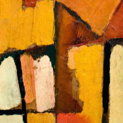 Tramelia Amadeo de Souza-Cardoso asc28 quadro stampato su tela