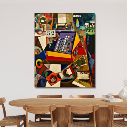 Registratore Di Cassa Senza Titolo Amadeo de Souza-Cardoso asc29 quadro stampato su tela