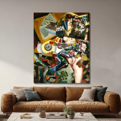 Senza Titolo Coty Amadeo de Souza-Cardoso asc30 quadro stampato su tela