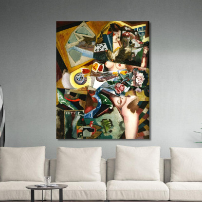 Senza Titolo Coty Amadeo de Souza-Cardoso asc30 quadro stampato su tela