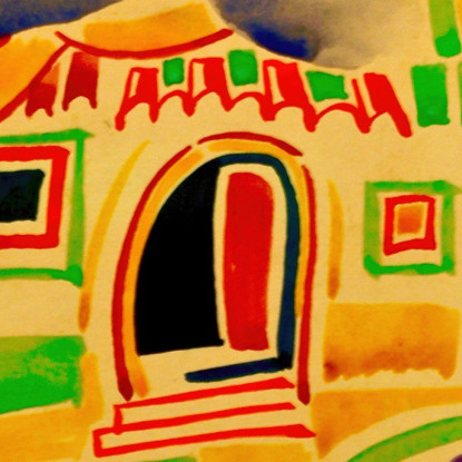 Senza Titolo 3 Amadeo de Souza-Cardoso asc33 quadro stampato su tela