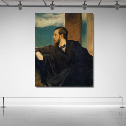 Autoritratto Arnold Böcklin abk59 quadro stampato su tela