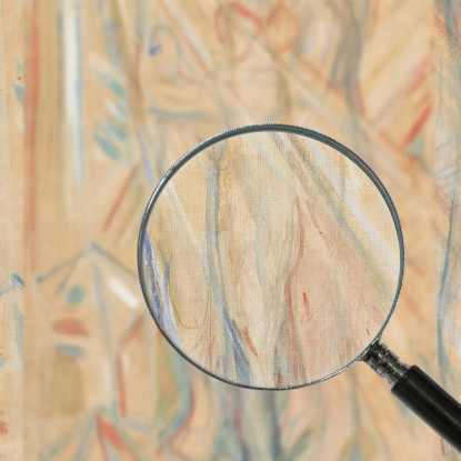 Fisica Edvard Munch em244 quadro stampato su tela