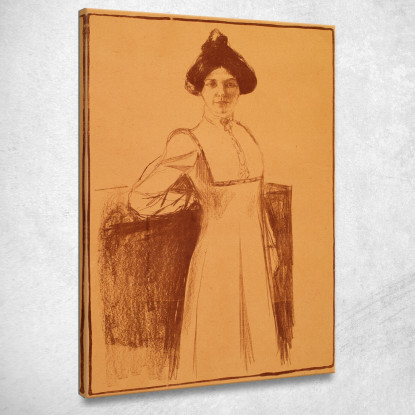 Ritratto Di Märta Sandalo Edvard Munch em251 quadro stampato su tela
