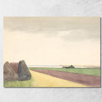 Signora Che Legge Carl Bloch cbl21 quadro stampato su tela