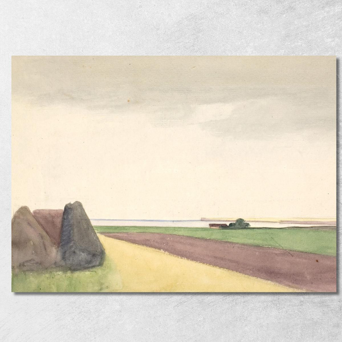 Signora Che Legge Carl Bloch cbl21 quadro stampato su tela