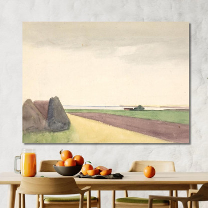 Signora Che Legge Carl Bloch cbl21 quadro stampato su tela