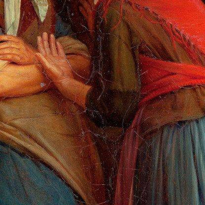 Due Donne Che Parlano Carl Bloch cbl38 quadro stampato su tela