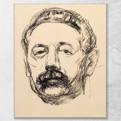 Ritratto Di Tor Hedberg Edvard Munch em254 quadro stampato su tela