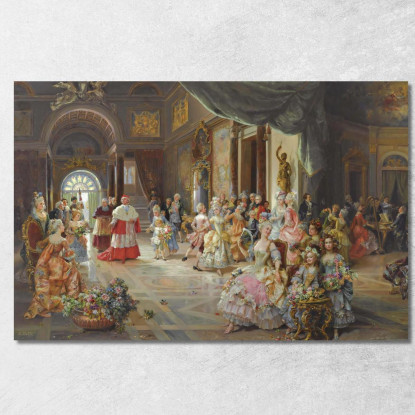 Il Partito Cesare Auguste Detti cad12 quadro stampato su tela