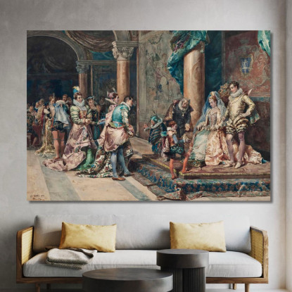 La Presentazione Cesare Auguste Detti cad23 quadro stampato su tela