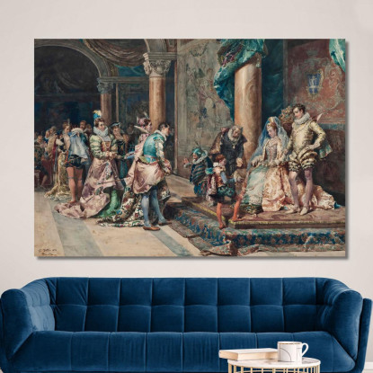 La Presentazione Cesare Auguste Detti cad23 quadro stampato su tela