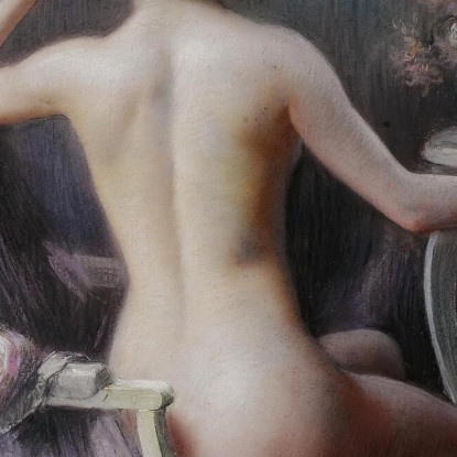 Femminile Francese Delphin Enjolras dej11 quadro stampato su tela