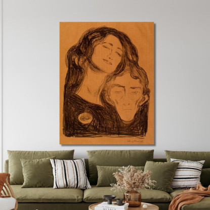 Salomè Edvard Munch em268 quadro stampato su tela