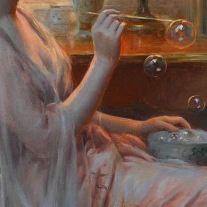 Bolle Di Sapone Delphin Enjolras dej23 quadro stampato su tela