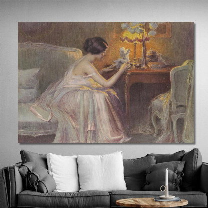 La Piccola Statua Delphin Enjolras dej35 quadro stampato su tela