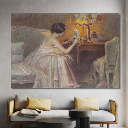 La Piccola Statua Delphin Enjolras dej35 quadro stampato su tela