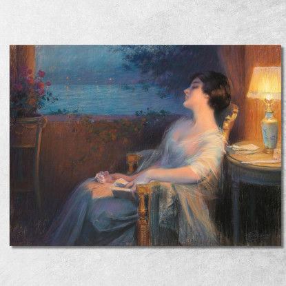 Il Mormorio Del Mare Delphin Enjolras dej36 quadro stampato su tela