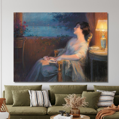 Il Mormorio Del Mare Delphin Enjolras dej36 quadro stampato su tela