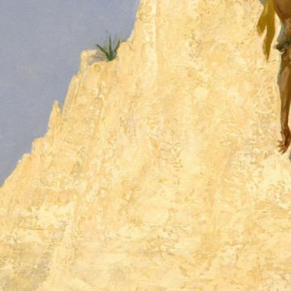 Il Trasgressore Frederic Remington frm62 quadro stampato su tela