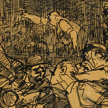 Uccidi L'Arbitro George Wesley Bellows gwb27 quadro stampato su tela