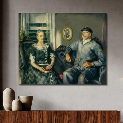 Il Signor E La Signora Phillip Wase George Wesley Bellows gwb34 quadro stampato su tela