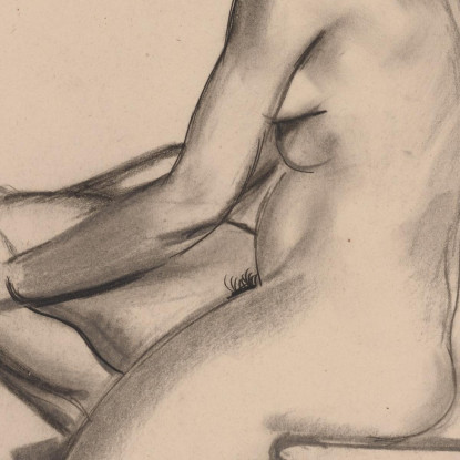 Donna Nuda George Wesley Bellows gwb42 quadro stampato su tela