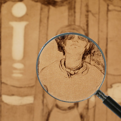 Notte D'Estate. La Voce 2 Edvard Munch em301 quadro stampato su tela