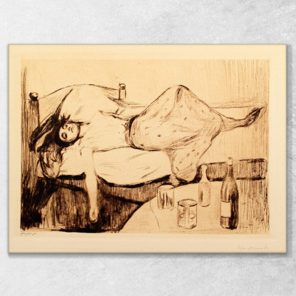 Il Giorno Dopo 2 Edvard Munch em313 quadro stampato su tela