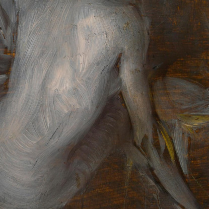 Modello Nudo Giovanni Boldini gbd43 quadro stampato su tela