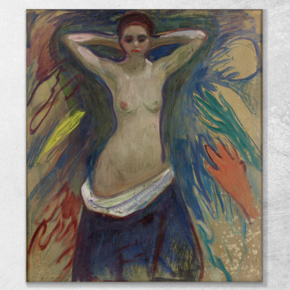 Le Mani 2 Edvard Munch em328 quadro stampato su tela