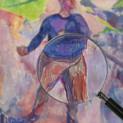 Il Seminatore Edvard Munch em347 quadro stampato su tela