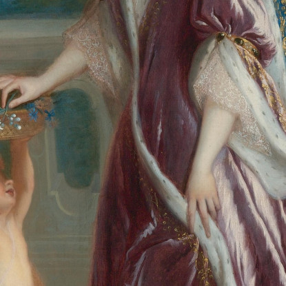 Ritratto Di Elisabetta-Carlotta Di Baviera La Principessa Palatina Jean-François de Troy jft23 quadro stampato su tela