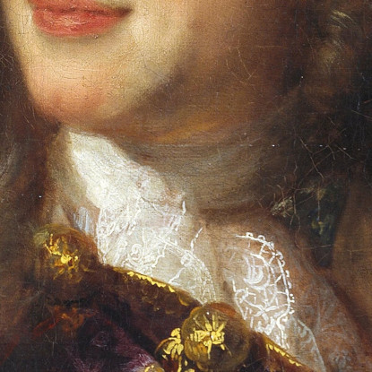 Ritratto Del Pittore In Miniatura Jacques-Antoine Arlaud Jean-François de Troy jft26 quadro stampato su tela