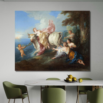 Il Rapimento Di Europa Jean-François de Troy jft28 quadro stampato su tela