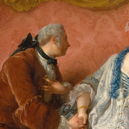 La Dichiarazione D'Amore Jean-François de Troy jft30 quadro stampato su tela