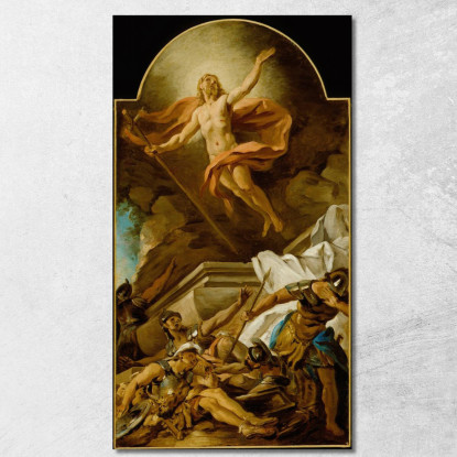 La Resurrezione Jean-François de Troy jft38 quadro stampato su tela