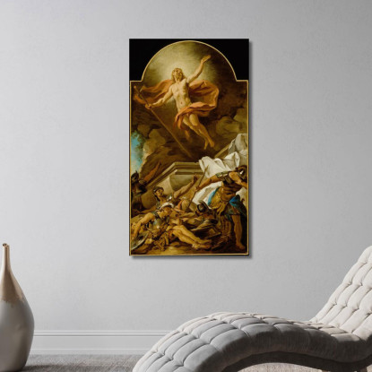 La Resurrezione Jean-François de Troy jft38 quadro stampato su tela