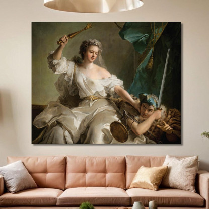 Allegoria Della Giustizia Che Punisce L'Ingiustizia Jean-Marc Nattier jmn2 quadro stampato su tela