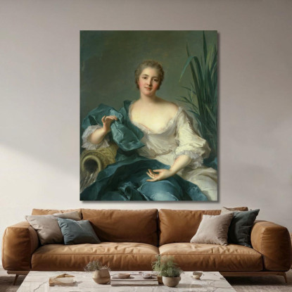 Ritratto Di Madame Marie-Henriette Berthelot De Pléneuf Jean-Marc Nattier jmn26 quadro stampato su tela