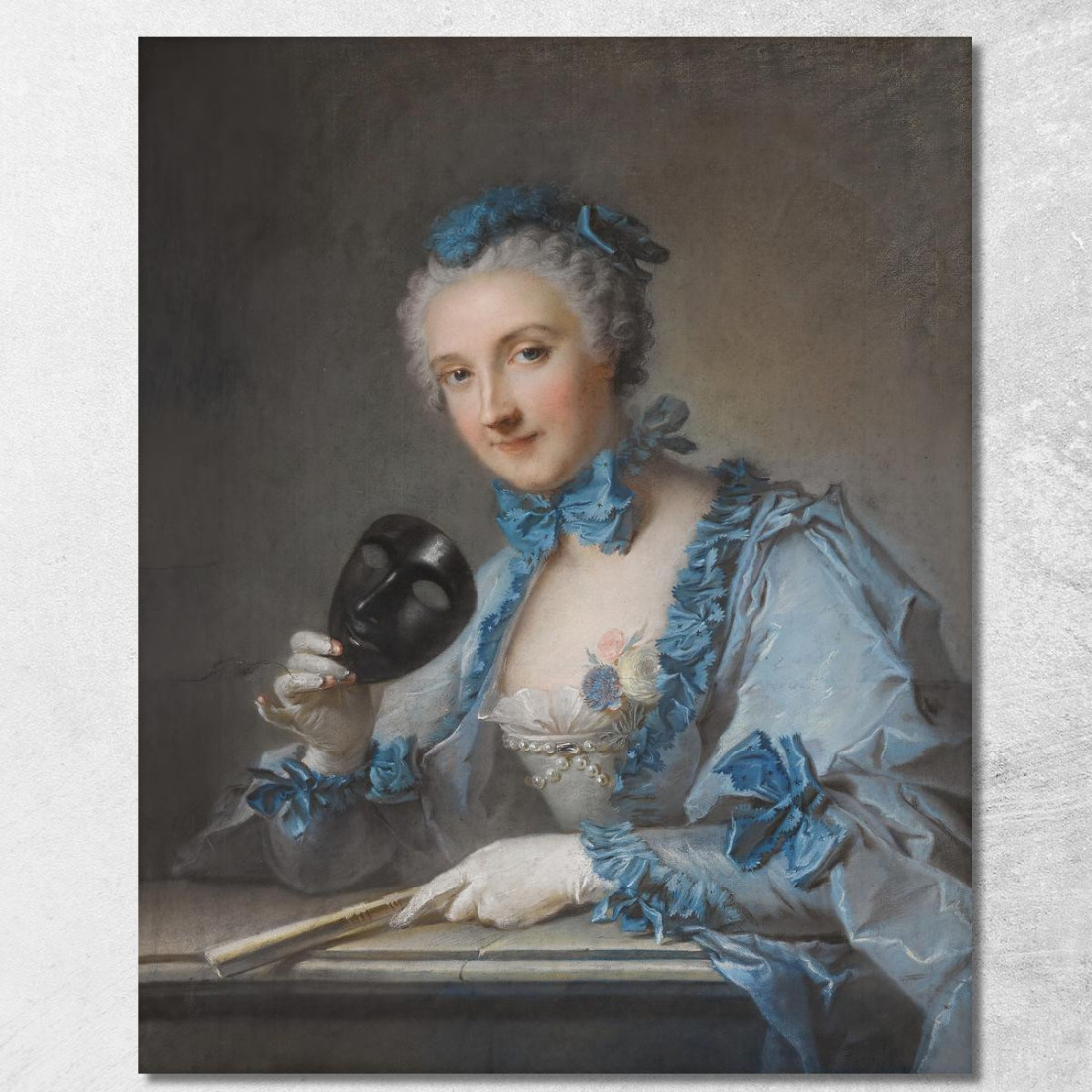 Ritratto Di Madame Royer Jean-Marc Nattier jmn27 quadro stampato su tela