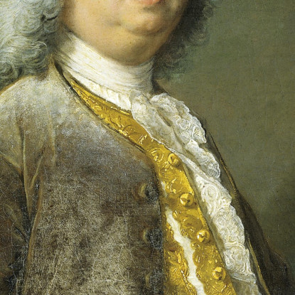 Ritratto Del Banchiere Di Francoforte Johann Georg Leerse Jean-Marc Nattier jmn33 quadro stampato su tela