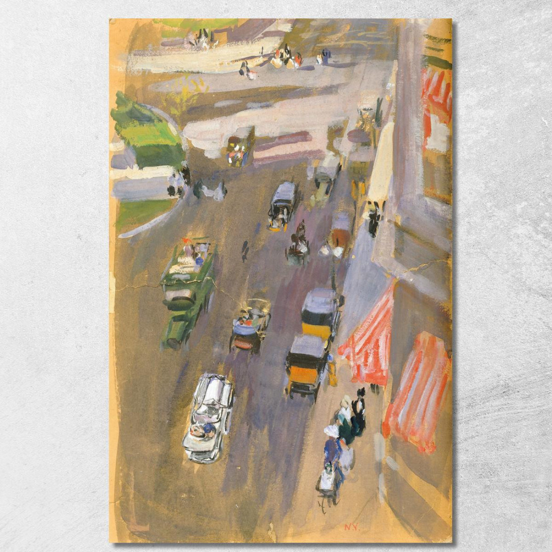 Quinta Strada New York Joaquín Sorolla jsr37 quadro stampato su tela
