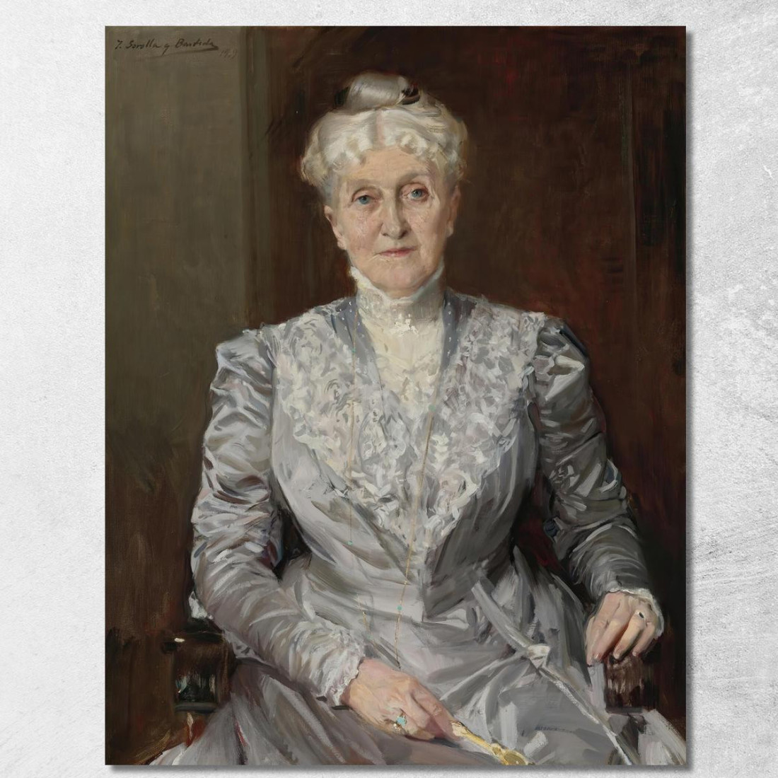 Ritratto Di Emily Perkins Joaquín Sorolla jsr82 quadro stampato su tela