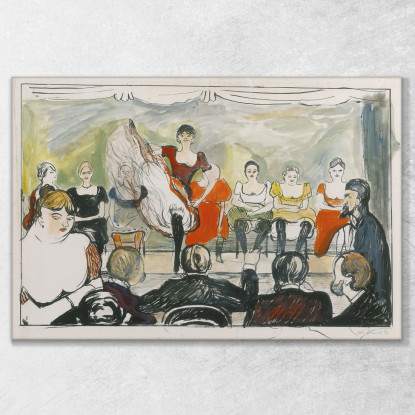 Formicolio Edvard Munch em367 quadro stampato su tela