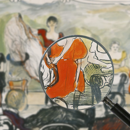 Formicolio Edvard Munch em367 quadro stampato su tela